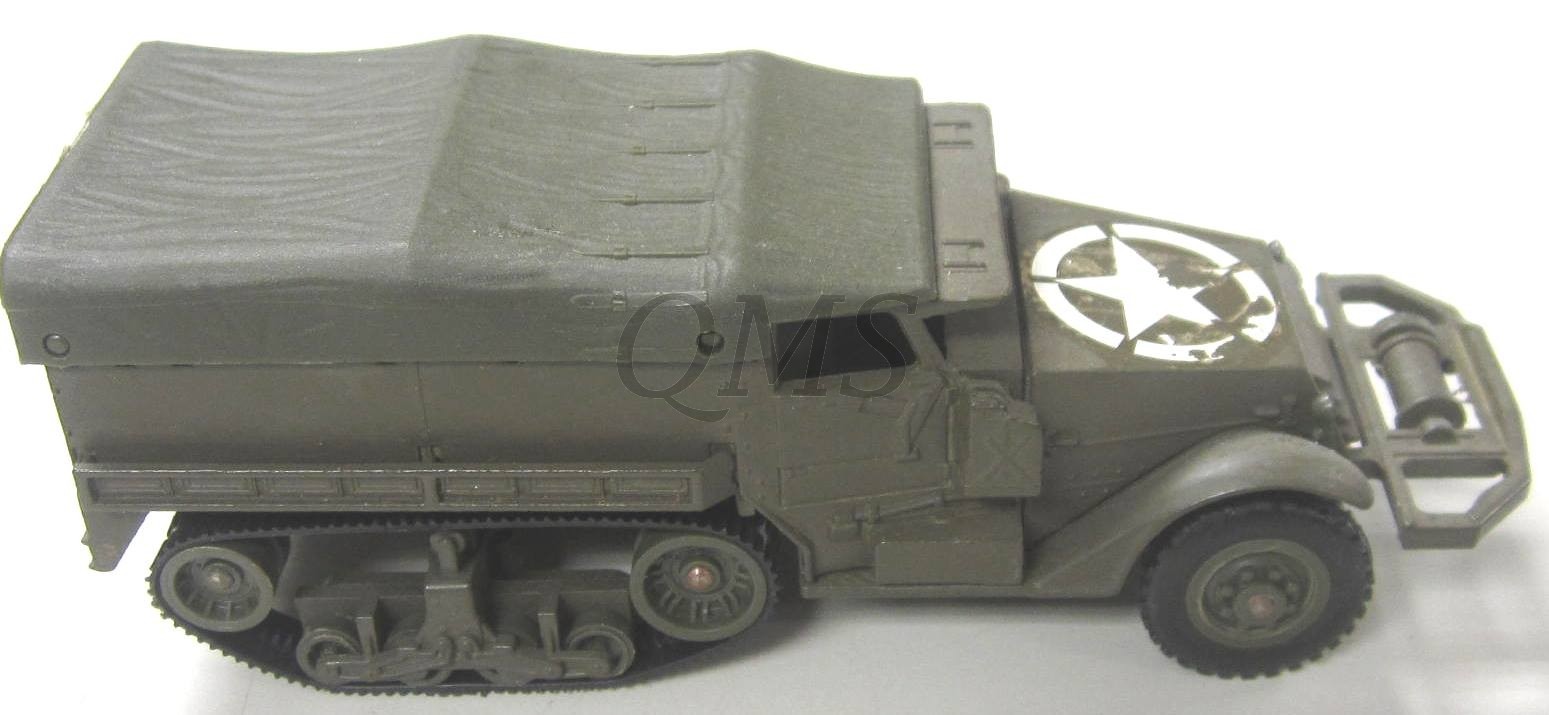 Miniature SOLIDO VEREM Half-track M3 Tourelle 12.7mm - 1/50 Kaki