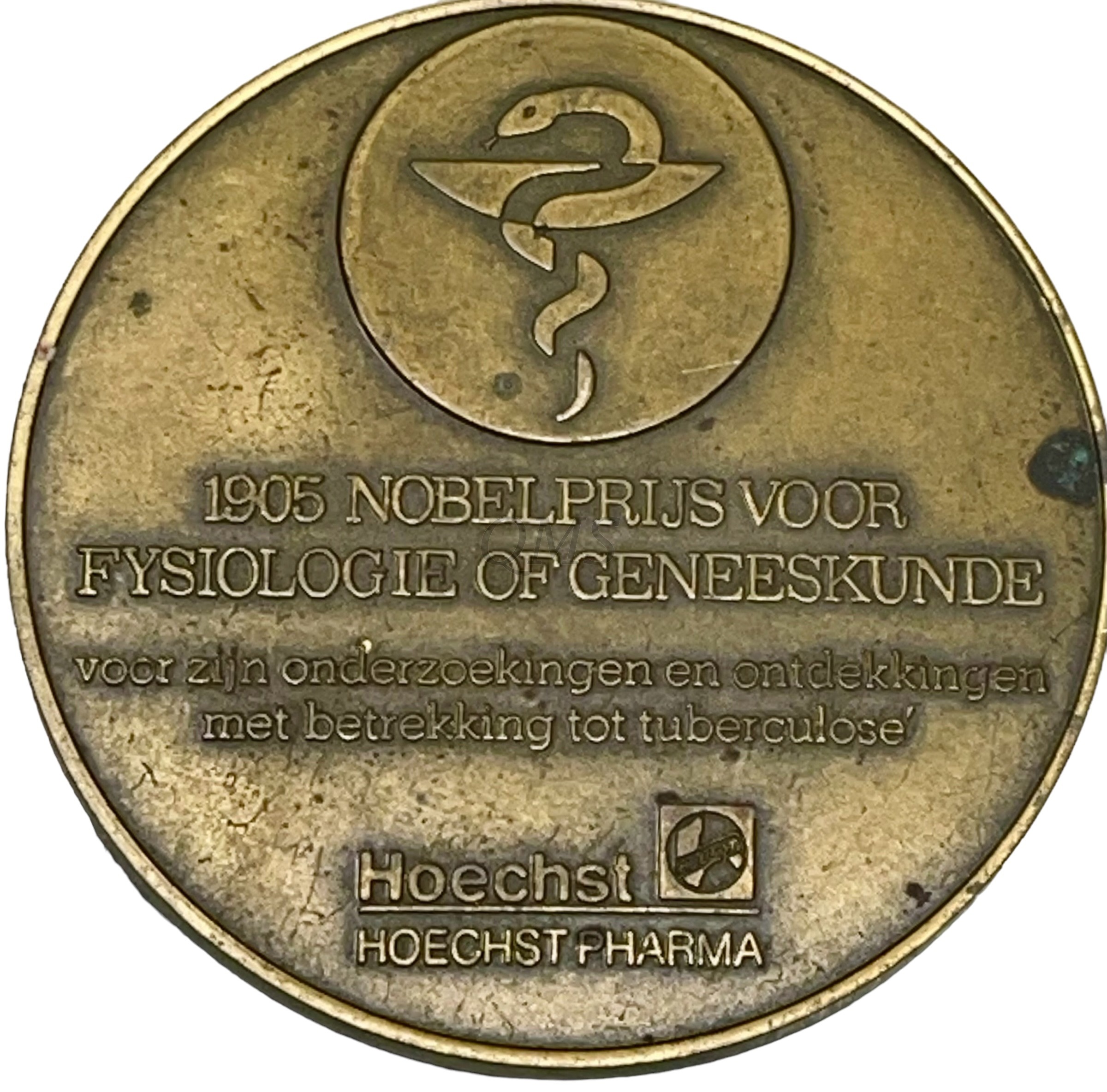 Penning Hoechst Pharma R. Koch Nobelprijs 1905