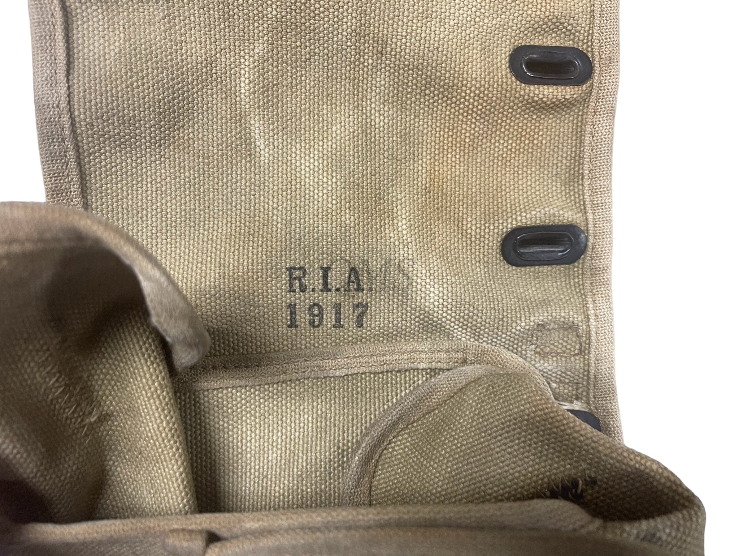 WWI AEF US Army Cavalry M1912 Ration Bag or MedicalCorps pack