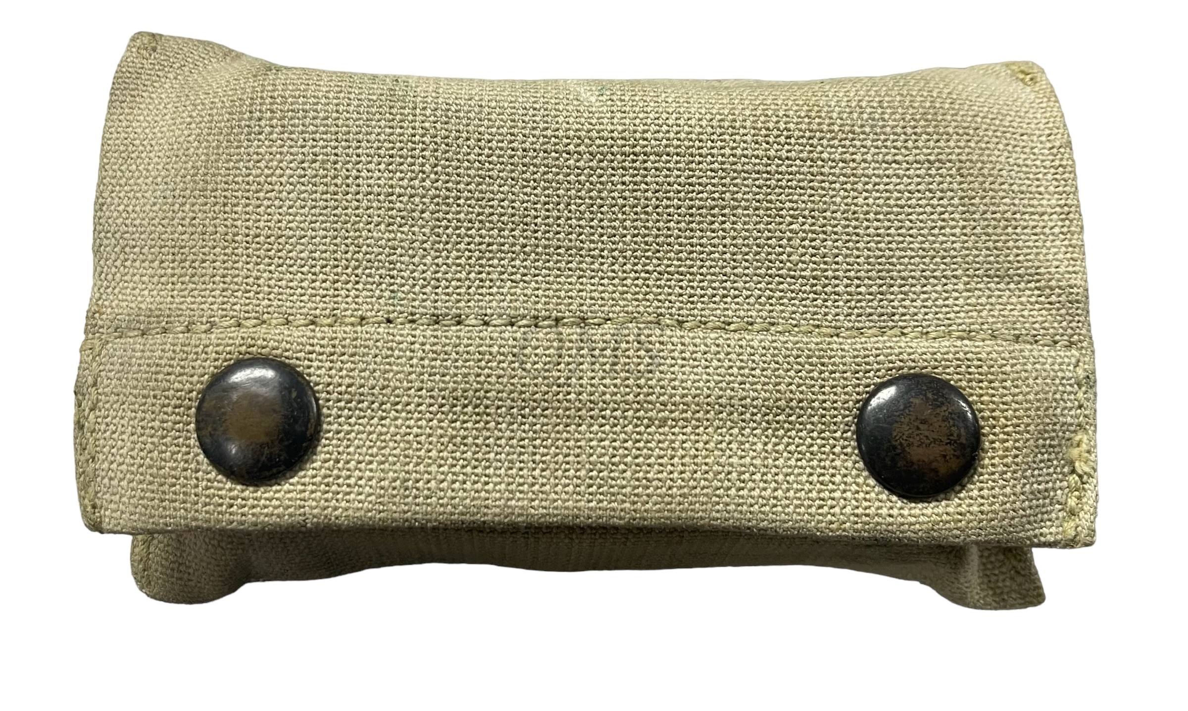 WWI US Army M1910 First aid pouch with tin (M1910 verbandsblik met tas)