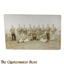 (Photo) Postkarte 1914-18 Soldaten Bier trinken 