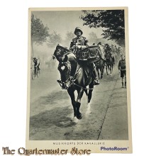 Postkarte militair 40-45 Musik korps der Cavalerie 