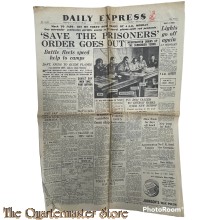 Newspaper , Daily Express No 14.0108 Thursday August 23 1945