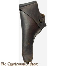US WWI M1917 .45cal Revolver Leather Holster - BUTT FORWARD (Left Hand)