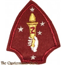 Mouw embleem 2e Marine Division (Sleeve patch 2nd Marine Division)