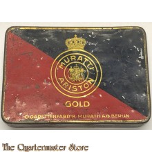 Zigaretten dose Muratti Ariston Gold (Tin Cigarettes Muratti Ariston Gold)