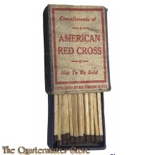 Matchbox with matches American Red Cross WW2