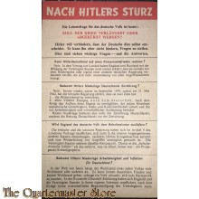 Flugblatt G.39 Nach Hitlers Sturz - soll der Krieg verlängert oder abgekürzt werden ? "