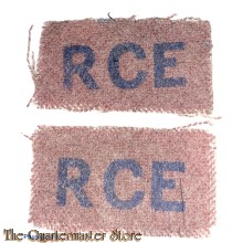 Shoulder flashes RCE (Royal Canadian Engineers)