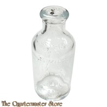 Small glass bottle US Army Medical Department 