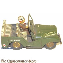 Metalen Military Police jeep 1960