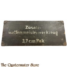 Kiste Zusatz-Waffenmeisterwerkzeug 3,7cm PAK.  (German Waffenmeisterwerkzeug Chest PAK 3,7)
