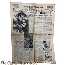 Newspaper , News Chronicle no 30.963 Monday August 13 1945