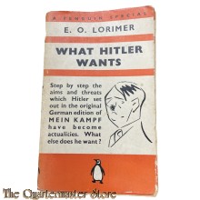 What Hitler wants  1939