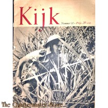 2 Maandelijks blad Kijk No 11, een britsche verkenner sluipt omzichtig door de rimboe van Birma