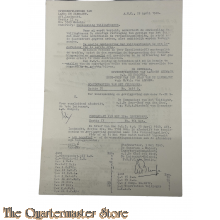 Brief Opperbevelhebber de Land- en Zeemacht afd Landmacht sectie IIe Omwisseling (Mortier) Vullingbussen B. 25 april / 8 Mei 1940