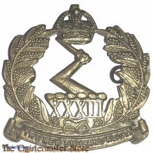 Cap badge 33rd Inf Bat (The New England Regiment) 1916-1943
