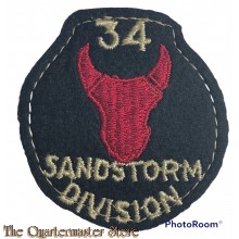 Mouwembleem 34th Infantry Division (Sleeve patch 34th Infantry Division)