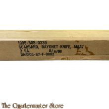 Boxed Vietnam period wrapped scabbards bayonet knifw M8A1