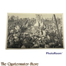 Postcard inauguration du Memorial des fusilles au Camp de Casteau Le 8 julliet 1928