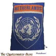 Mouw Embleem Nederlandse troepen onder bevel van VN-eenheid