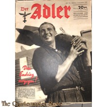 Zeitschrift Der Adler heft 18 ,2 sept 1941 (Magazine Der Adler no 18, 2 sept 1941)