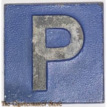 WHW Spende abzeichen Verkehrschild Parkplatze