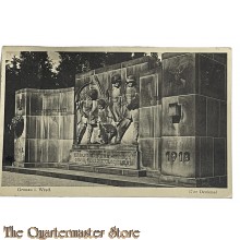 Postkarte 1938 17er Denkmal (Westfalisches nr 17 Inf Regt)