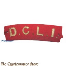Shoulder flash D.C.L.I. (Duke of Cornwall's Light Infantry)