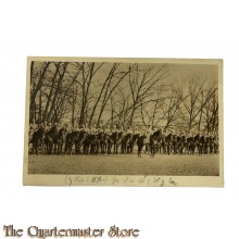 Feld Postkarte 1914-18  Eskadron in Linie