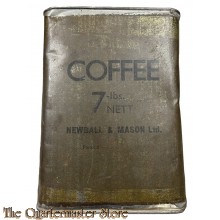 Ration tin Coffee Newball & Mason Ltd Coffee Co. 7lbs