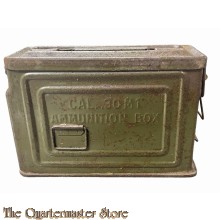 Metal .30 cal ammo box US Army WW2