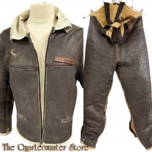 US Army Air Force USAF Original B3 style Bomber Jacket Flight and Flight Trousers Type B-1
