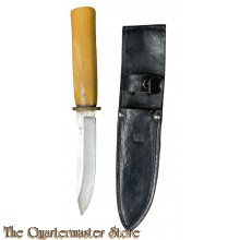 Knife Al-Mar with leather scabbard