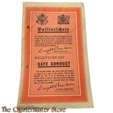Flugblatt US/GB ZG61.1944 Passierschein/Safe Conduct