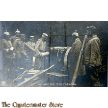 Mil Postkarte 1914  Das laden der 15 cm Feldhaubitze