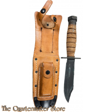 2001 Jet Pilot Survival Fighting Knife with Leather Sheath Ontario