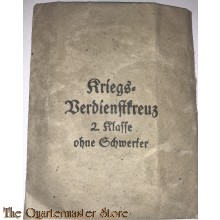 Verleihungstüte medaille KvK 2e klasse ohne Schwertern (Award envelope for War Cross 2nd class without swords)