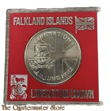 Coin- Falkland Islands Liberation Crown 14th June 1982