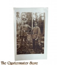Postkarte 1914-18 Unteroffizier 17/11 und Soldat