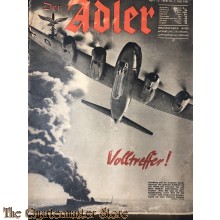 Zeitschrift Der Adler heft 13, 24  juni 1941 (Magazine Der Adler no 13, 24 juni 1941)