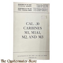 Manual TM 9-1276 US Carbine cal. 30  , M1, M1A1, M2 and M3