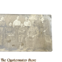 Studio photo 1914 Soldat mit Familie 