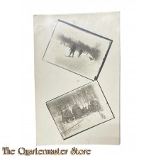 (Photo) Postkarte 1917 Deutscher Soldaten im Schnee