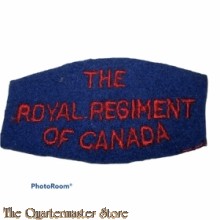 Shoulder flash The Royal Regiment of Canada,  2nd Canadian Infantry Division