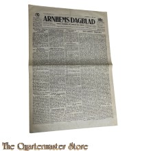 Krant Arnhems dagblad vrijdag 17 mei 1945