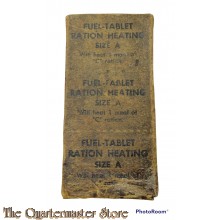 Carton wrapper with Fuel-Tablet/Ration Heating Size A