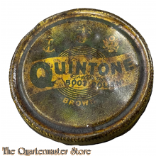 Tin Brown Quintone military boot polish wax WW2