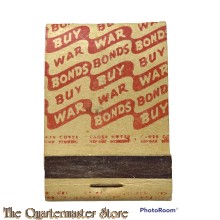 Matchbook ,WW2 Buy War bonds (red)