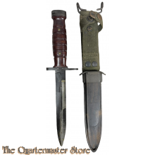 M4 Bayonet - Dutch 1950s with correct scabbard for M1 Carbine 1st model 